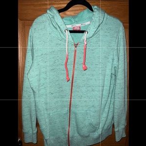 Buckle Zip Up Hoodie